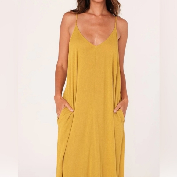 NWT Lovestitch Weekend Mila Gauze Maxi Dress - Picture 1 of 11
